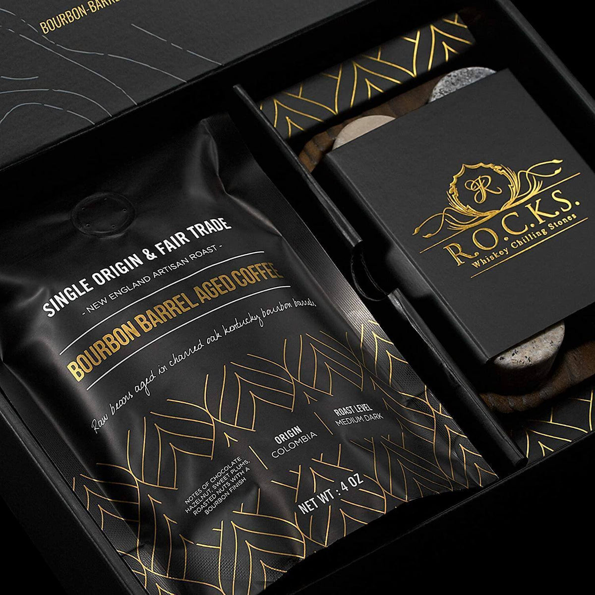 The Gourmet Set – Bourbon Barrel Aged Coffee & R.O.C.K.S.