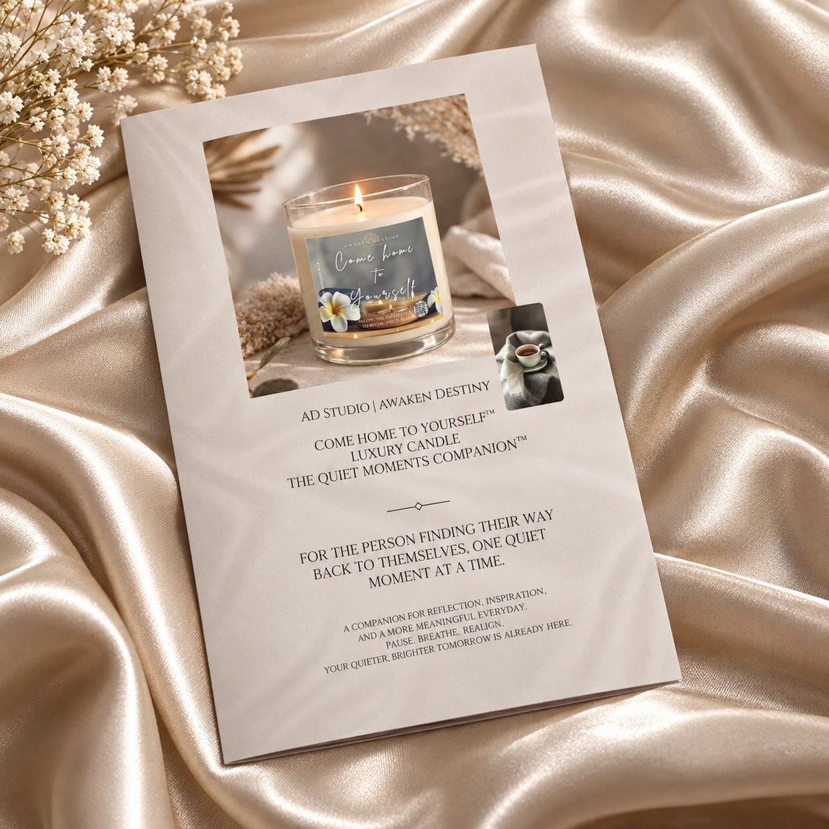 Come Home to Yourself™ Personal Sanctuary Interactive Luxury Candle