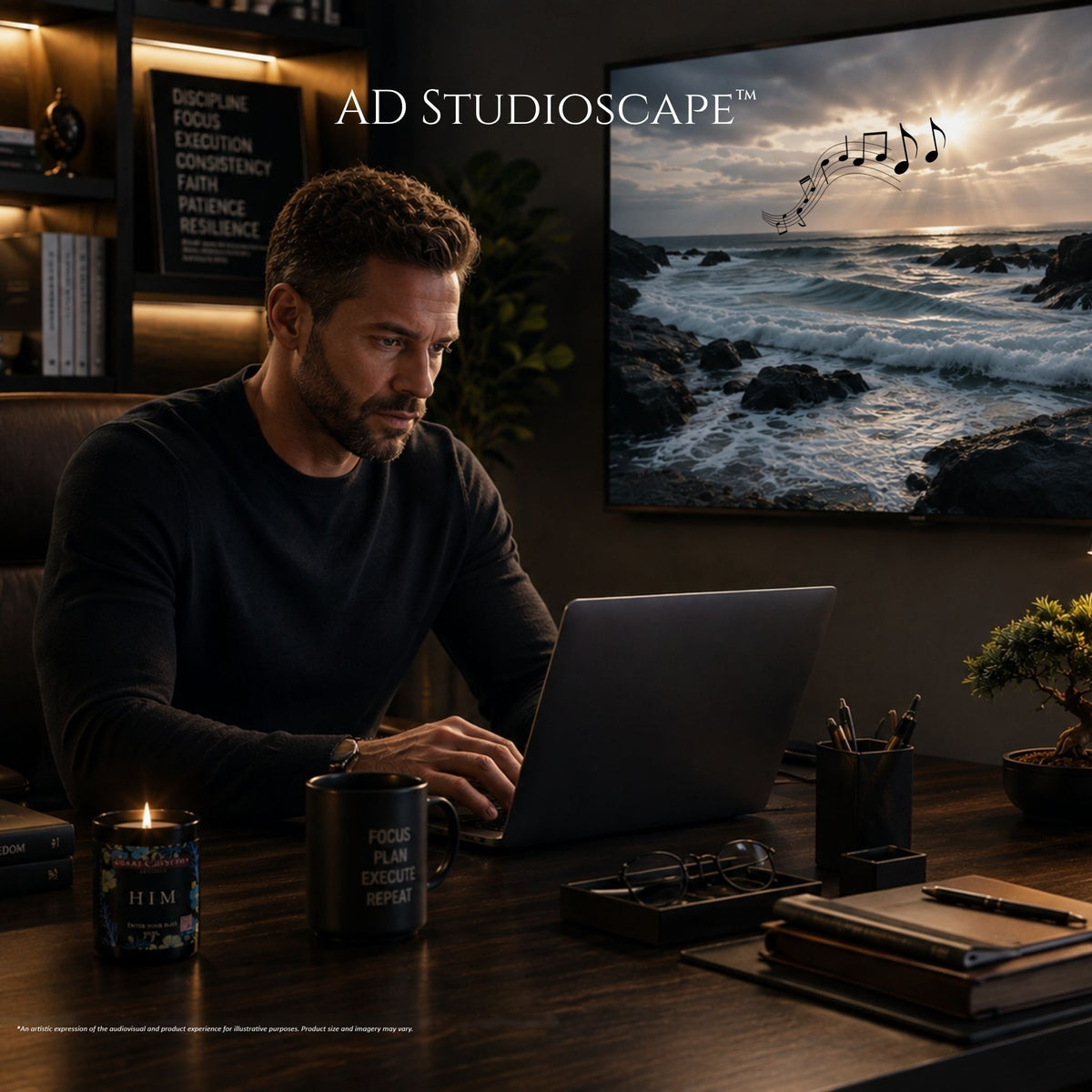 HIM™ Interactive Luxury Candle