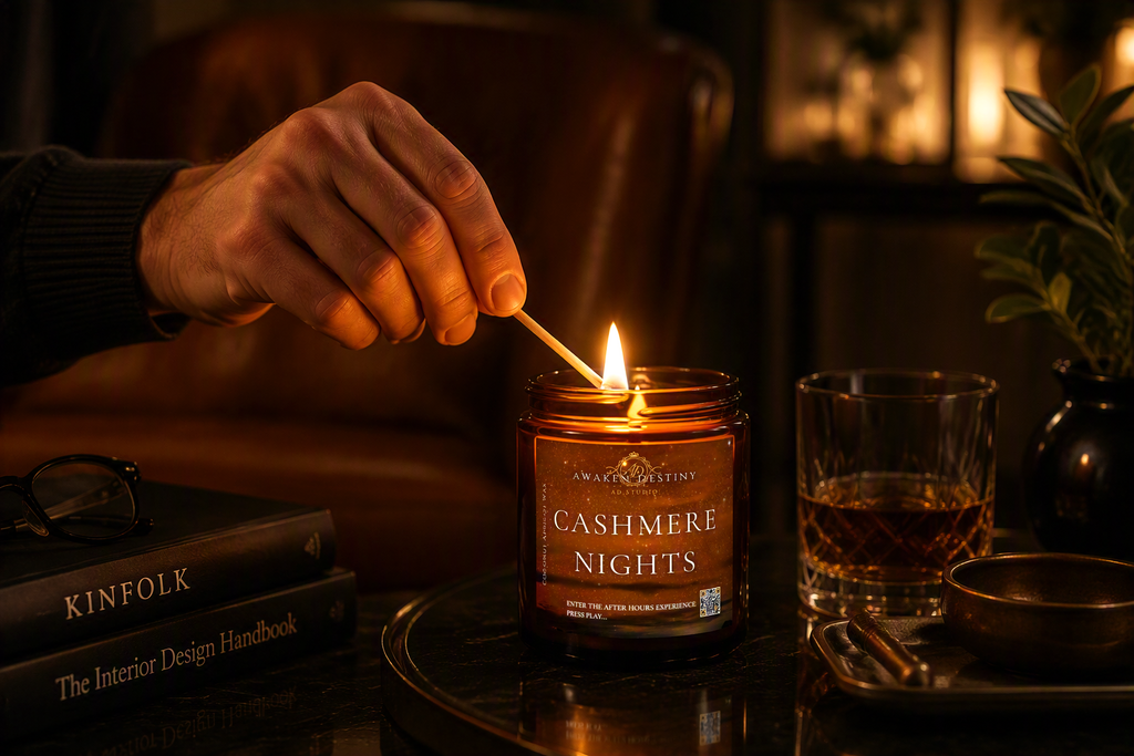 Cashmere Nights™ Evening Candle and Audiovisual Experience