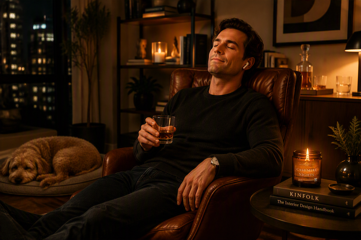 Cashmere Nights™ Evening Candle and Audiovisual Experience