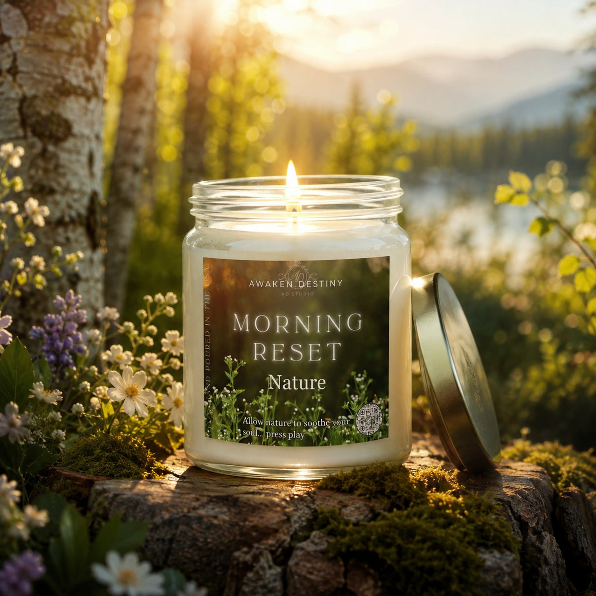 Morning Reset™ White Birch Candle Interactive Experience