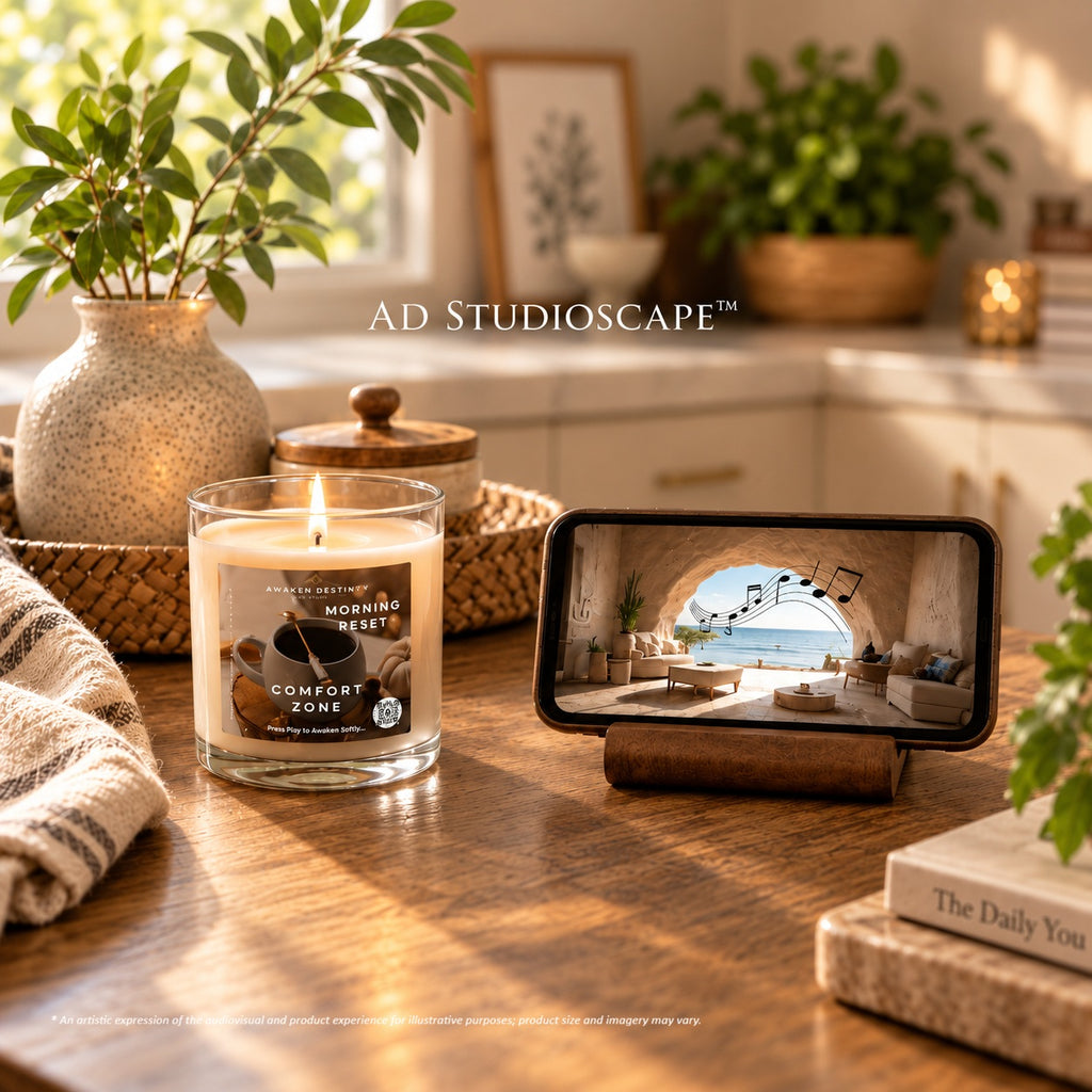 Morning Reset™ Coastal Cottage Comfort Zone Interactive Candle