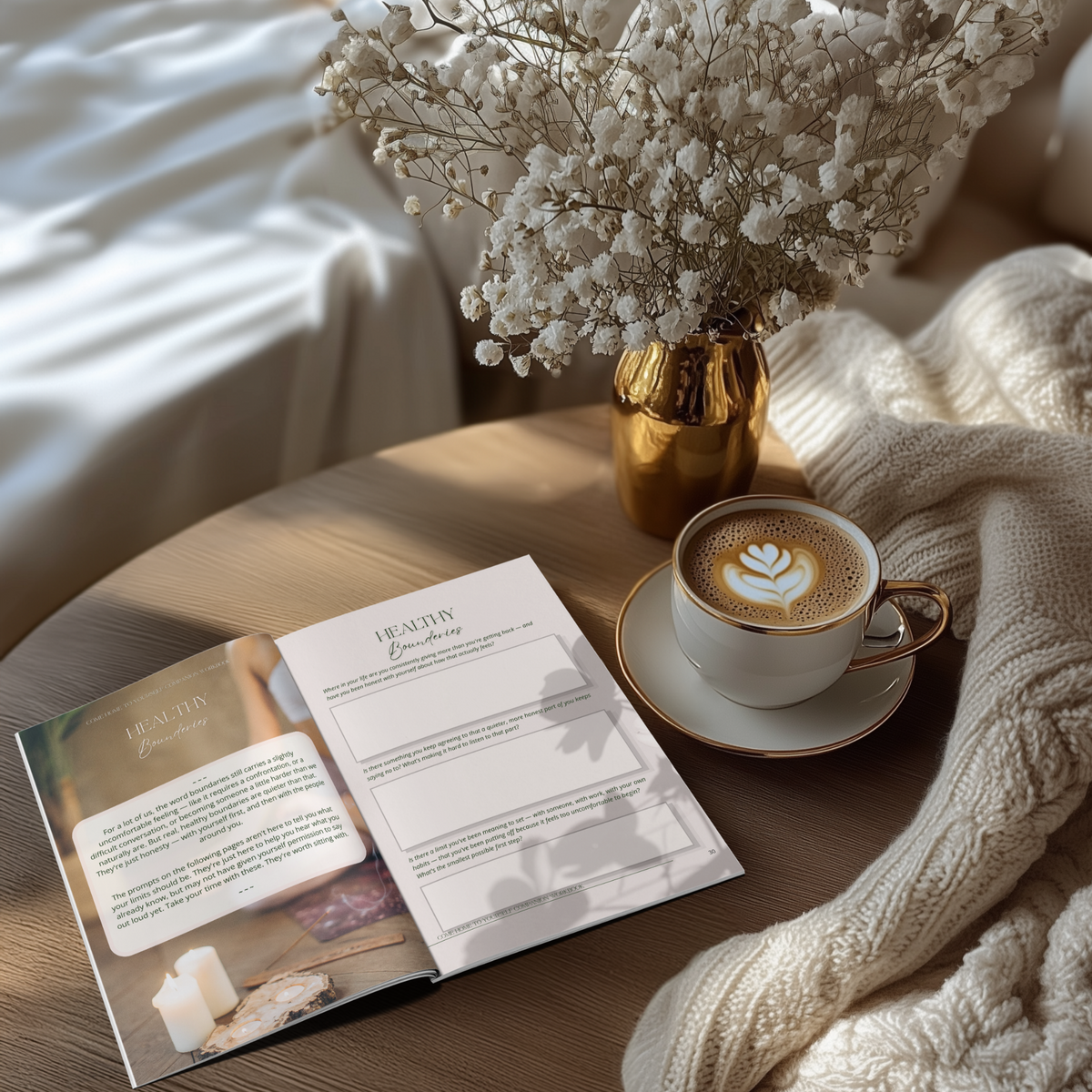 Come Home to Yourself™ Digital Workbook & Interactive Candle Set